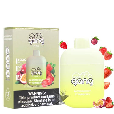 Vape Gang Max Passion Fruit Strawberry